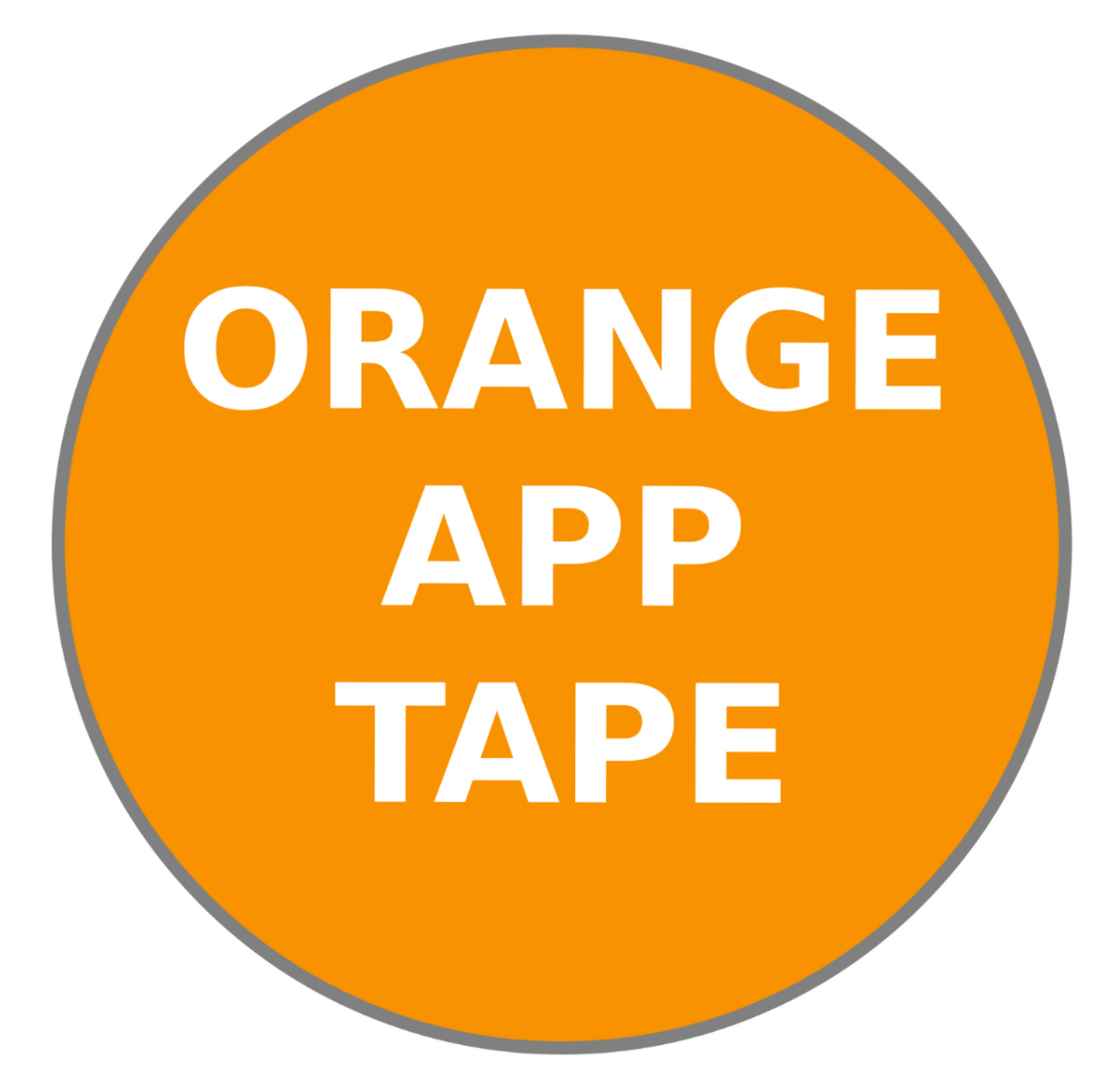 Orange App Tape - Mid Tack